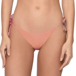 PQ Swim Citrine Tie Bottoms - Full Cut